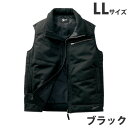 保温中綿防寒ベスト LL ブラック 58140 作業服 作業着 ユニホーム つなぎ 自重堂 作業 服【代引不可】【送料無料(一部地域除く)】