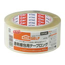 ニトムズ 透明梱包用テープロング 100m 1巻 透明テープ テープ 透明 梱包 包装 オフィス 工場 倉庫