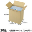 ダンボール 100サイズ A4 20枚『送料無料(一部地域除く)』(3)