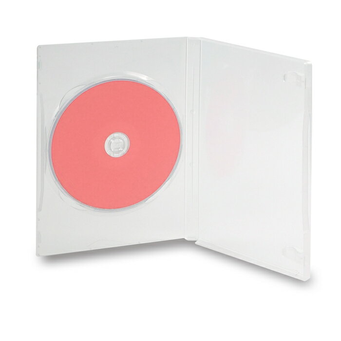 CD/DVDケース 1ケース1枚収納 5枚セット 収納ケース スリムケース シンプル【全2色】