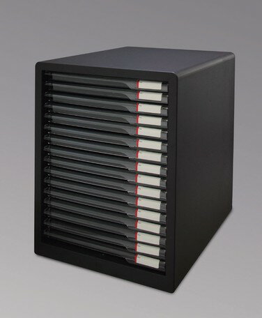 アイリスオーヤマ レターケース16段(ダークグレー) L−16SSR 【返品・キャンセル不可】 245949