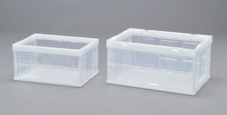Rakuten - アイリスオーヤマ　ハード折りたたみコンテナ　HCOC-75L　クリア　【返品・キャンセル不可】　556783