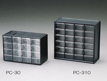 樂天商城 - アイリスオーヤマ　パーツキャビネット　PC-310　ブラック　【返品・キャンセル不可】　239317