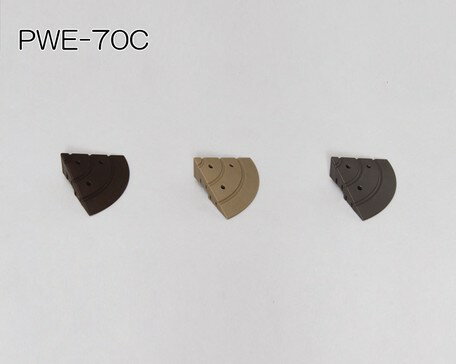 アイリスオーヤマ　プレミアウッドパネルデッキ用エンドパーツコーナー　PWE-70C　ベージュ　1セット(10点)　【返品・キャンセル不可】　182422