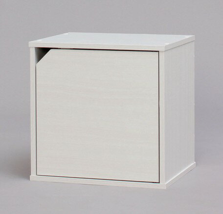 アイリスオーヤマ カラーキュビック ドア付(オフホワイト) CQB−35D 【返品・キャンセル不可】 264908