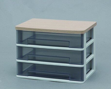 アイリスオーヤマ ウッドトップデスクチェスト ワイドタイプ WTDC-W430RF 【返品・キャンセル不可】 226217 [2]