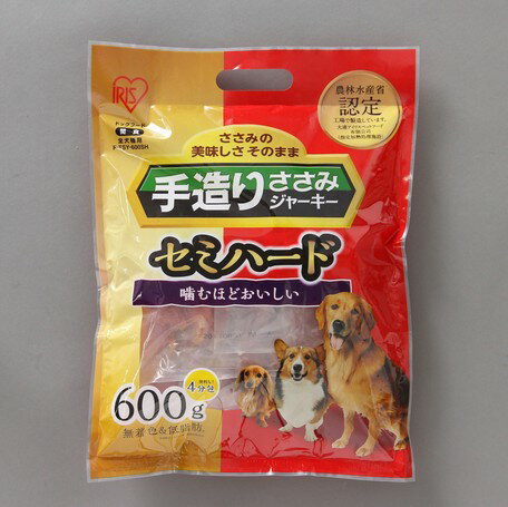 乐天商城 - アイリスオーヤマ 手造りささみジャーキーセミハード 600g(150g×4袋) P−TSY−600SH 【返品・キャンセル不可】 512713