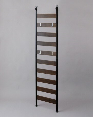 アイリスオーヤマ ウッドウォールラック (ブラック) WLR−46 収納 壁面収納 家具 シェルフ ラック ウォ..