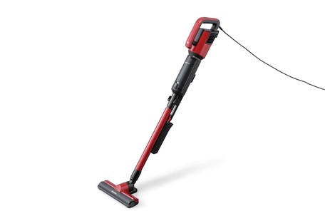 アイリスオーヤマ 極細軽量スティッククリーナー （モップ付）IC-SBA6-R 色：レッド【返品・キャンセル不可】 281068