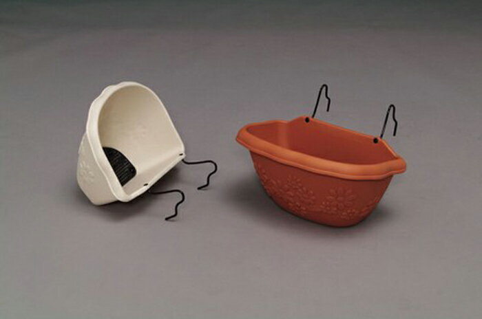 アイリスオーヤマ フロールウォールプランター 280 (ウォームベージュ) ガーデン ガーデニング 園芸 園芸用品 鉢 プランター 吊り鉢 壁掛け ベランダ フェンス 【返品・キャンセル不可】 118331