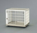 アイリスオーヤマ プラケージ 660 (ベージュ) ペット ペット用品 犬猫用品 犬 ケージ ハウス オールプラスチック製 室内犬 キャスター付き 【返品・キャ...