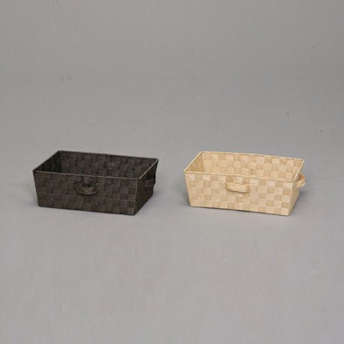 アイリスオーヤマ　カラーバスケット　浅型　CBK-38　ベージュ　1セット(10点)　【返品・キャンセル不..