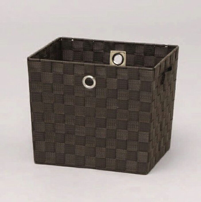 アイリスオーヤマ　カラーバスケット　CBK-31D　ブラウン　1セット(10点)　【返品・キャンセル不可】　..