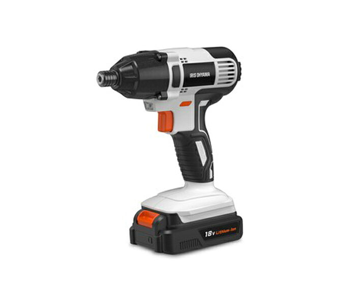 ■商品説明●軽量でハイパワーの充電式インパクトドライバーです。握りやすいグリップと、18Vのハイパワーで作業効率があがります。固い材質でも簡単に高速締付が可能です。動作スイッチを押すと、正面のライトが点灯します。暗闇などでの作業に便利です。ビットセット（10本）付きで、さまざまなシーンに対応可能です。ビットセット（10本）付きで、さまざまなシーンに対応可能です。●●定格電圧：DC 18V ●充電池：リチウムイオン二次電池 ●ビットチャック：6角軸（2面幅6.35mm） ●無負荷時回転数：0-2700min-1 ●打撃数：0-3500min-1 ●締め付けトルク（最大）：160N・m ●付属品：充電式リチウムイオン電池：DBL1820（1個）、充電器：DBLC18（1個）、ビットセット（10種） ■充電器仕様 〇定格電圧：DC 18V 〇入力：AC100V　50/60Hz 〇出力：DC20V　2A 〇充電時間：約60分 ■充電池仕様 ○充電池：リチウムイオン二次電池 ○定格電圧：DC　18V ○充電池容量：2,000mAh ○使用温度：0〜40℃（充電時：5〜35℃）