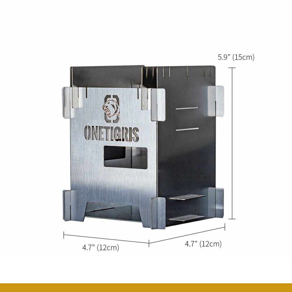  送料無料 OneTigris ROCUBOID ハロウィン ミニ焚き火台 安値版 ソロストーブ スマートグリル ウッドストーブ 組立簡単 アウトドア キャンプ 軽量 コンパクト 折りたたみ 収納バッグ付き 二つタイプ通販格安セール情報　楽天　通販