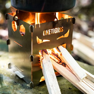 送料無料 OneTigris ROCUBOID ハロウィン ミニ焚き火台 安値版 ソロストーブ スマートグリル ウッドストーブ 組立簡単 アウトドア キャンプ 軽量 コンパクト 折りたたみ 収納バッグ付き 二つタイプ通販格安セール情報 楽天 通販