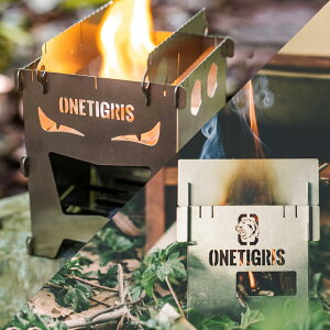 送料無料 OneTigris ROCUBOID ハロウィン ミニ焚き火台 安値版 ソロストーブ スマートグリル ウッドストーブ 組立簡単 アウトドア キャンプ 軽量 コンパクト 折りたたみ 収納バッグ付き 二つタイプ通販格安セール情報 楽天 通販