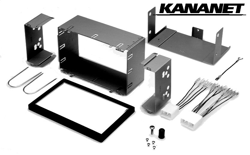 カナネット/KANANET UA-T39D マツダ車2DIN汎用 カーAV取付キット