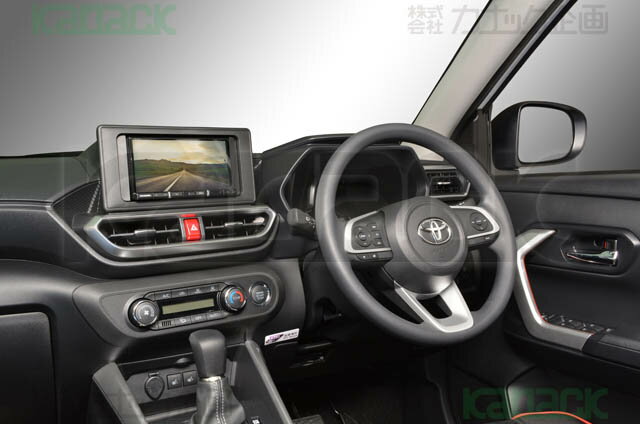 カナネット/KANANET UA-D75D ダイハツ ロッキー／トヨタ ライズ用 カーAV取付キット