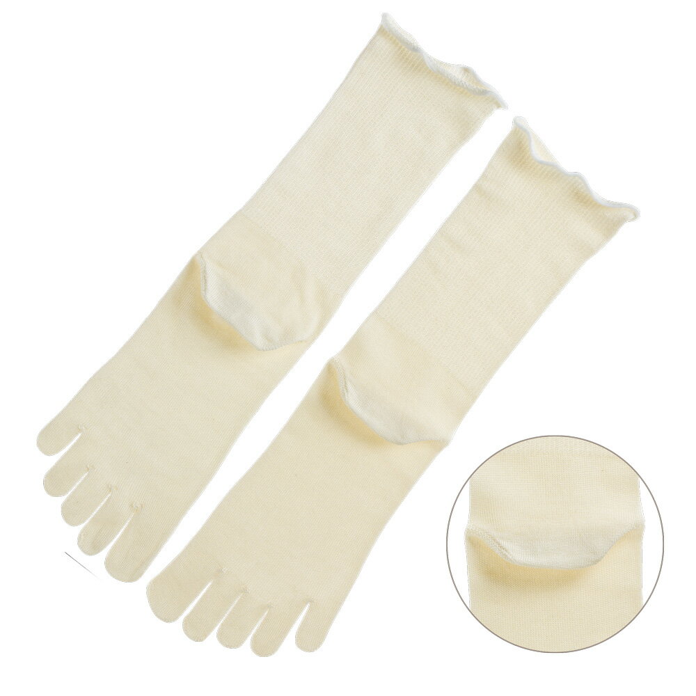日本製 シルク 絹 ゆったり 薄手 ソックス ...の紹介画像3