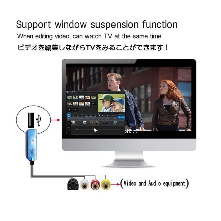 �ӥǥ�����ץ��㡼 USB �ӥǥ��ǥ����뵡 �ǥ�������¸VHS �� 8mm�ӥǥ��ơ��פ�ǥ����벽 �ӥǥ��ơ��� USB����ץ��㡼 ��DVD����¸ ���ӥ� �ӥǥ�/VHS ���ʥ��� �Ѵ� �����֥� �ǥå� 8mm DVD �ѥ����������