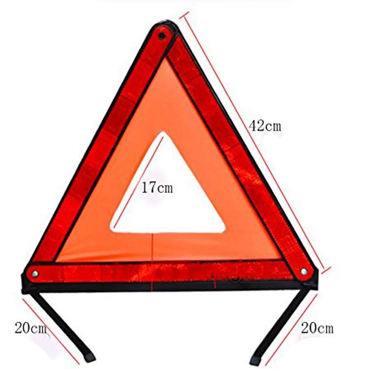 三角停止表示板 反射板 三角表示板 収納ケース付 三角反射板 警告板 停止版 コンパクト 折り畳み 追突事故防止 緊急時に 事故 緊急停車 夜間 日中 車 バイクにも 緊急用 昼夜間兼用 二次災害防止