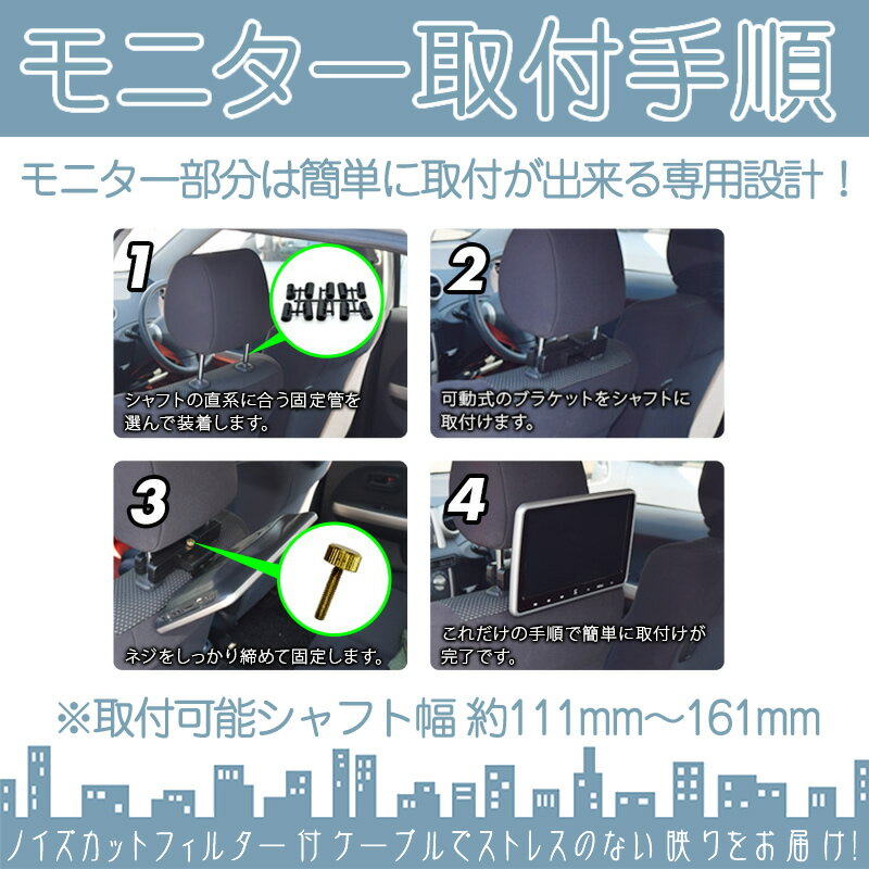 ホンダ ナビ対応 家庭用 ポータブル Dvdプレーヤー Hdmi Sd Usb レビューを書けば送料当店負担 モニター ミニバン ファミリーカー 10インチ お子様のぐずり対策にも Nx515 Nx514 Nx513 他対応 ヘッドレストモニター 当店だけのノイズ対策済 ヘッドレスト 後部座席 12v