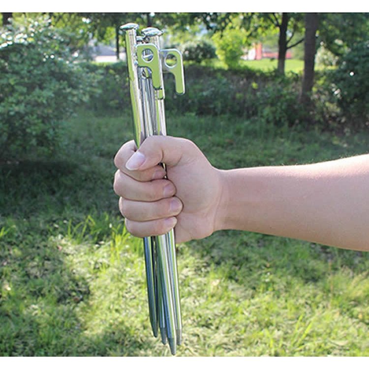ペグ スチールペグ 4本セット 鉄製 鍛造 30cm 高強度 ペグセット ソリッド テント ペグ テーク キャンプ アウトドア テント 設営用具 硬い土 砂地 草地用 タープペグ タープ用 砂利地面にも