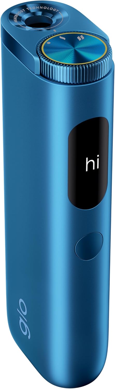 glo(グロー) ハイパー プロ HYPER pro ラピス・ブルー 加熱式タバコ ブースト・モード搭載