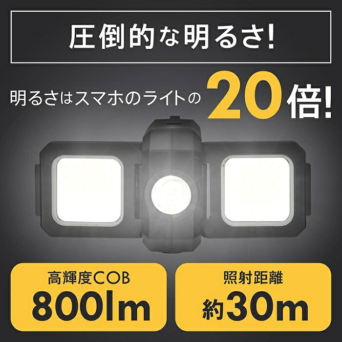 LED 投光ライト 防水タイプ 超軽量 64g USB充電式 携帯用 カラナビ マグネットつき キャンプ ジョギング サイクリング 夜釣り 登山 停電時 クルマ 整備 夜間作業 新発売 新商品 即納 送料無料 onewonderful-10001561 セレクトショップ ワンワンダフル サンプル画像3