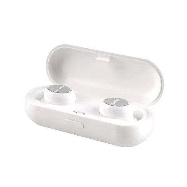 【あす楽_関東】【送料無料】ナガオカ(NAGAOKA)　Bluetooth5.0対応 オートペアリング機能搭載 完全ワイヤレスイヤホンBT809 WHホワイト［4967736080262］