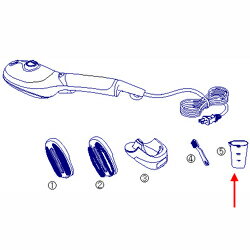 【あす楽関東_対応】ツインバードSA-4084-136 435116 計量カップツインバード SA-4084 ハンディーアイロン スチーマー用 計量カップ パーツ 5000000007509