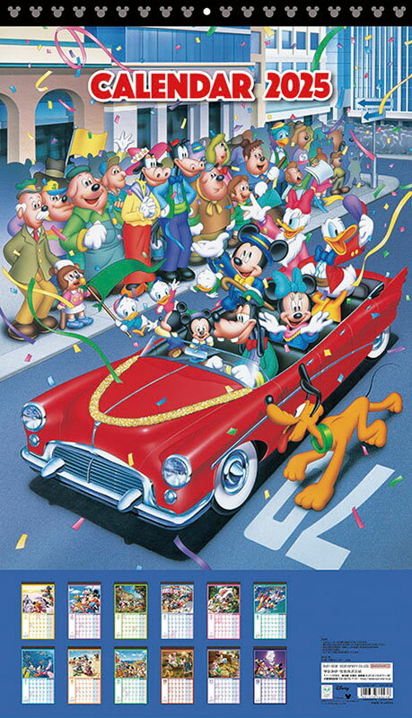 【送料込み】【取寄商品】 2025年カレンダーディズニー25CL-0065[9/14発売]