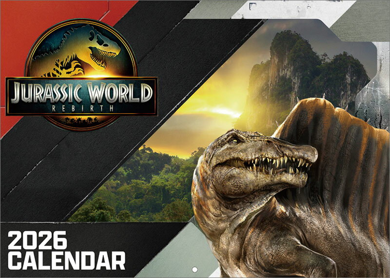【送料込み】【取寄商品】 2026年カレンダージュラシックワールド26CL-0368[9/20発売]