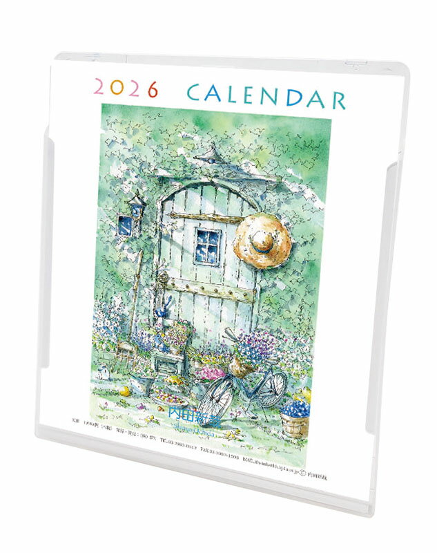 【送料込み】【取寄商品】 2026年カレンダー内田新哉 卓上/壁掛26CL-0538[9/20発売]