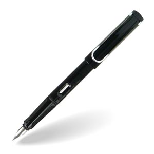 ラミー（LAMY） 【メール便送料無料_あす楽対象外_同梱2点まで】LAMY safari(ラミー サファリ) 万年筆L19 EF/FP(極細字) シャイニーブラック[4014519203964]