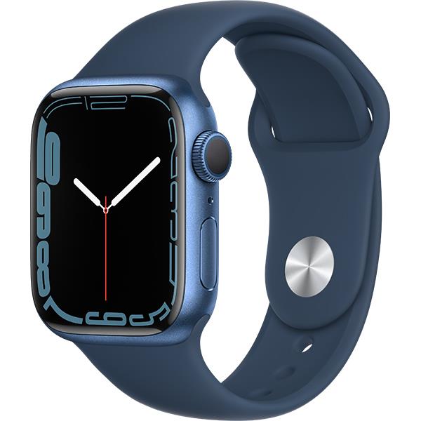 【あす楽対応_関東】 【国内正規品】APPLE（アップル）Apple Watch Series 7 GPSモデル 41mm MKN13J/A アビスブルースポーツバンド[4549995257878]