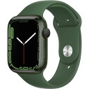 【あす楽対応_関東】 【国内正規品】APPLE（アップル）Apple Watch Series 7 GPSモデル 45mm MKN73J/Aクローバースポーツバンド[4549995257939]