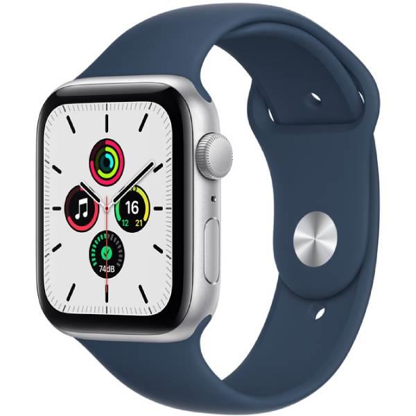 【あす楽対応_関東】 【国内正規品】APPLE（アップル）Apple Watch SE GPSモデル 44mm MKQ43J/A アビスブルースポーツバンド[4549995257243]