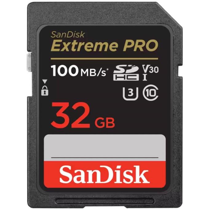 SanDisk(サンディスク)SDSDXXO-032G-GN4IN(海外パッケージ）エクストリーム プロ SDHC UHS-I メモリーカード 32GB（UHS-I対応・V30対応・最大100MB/s）