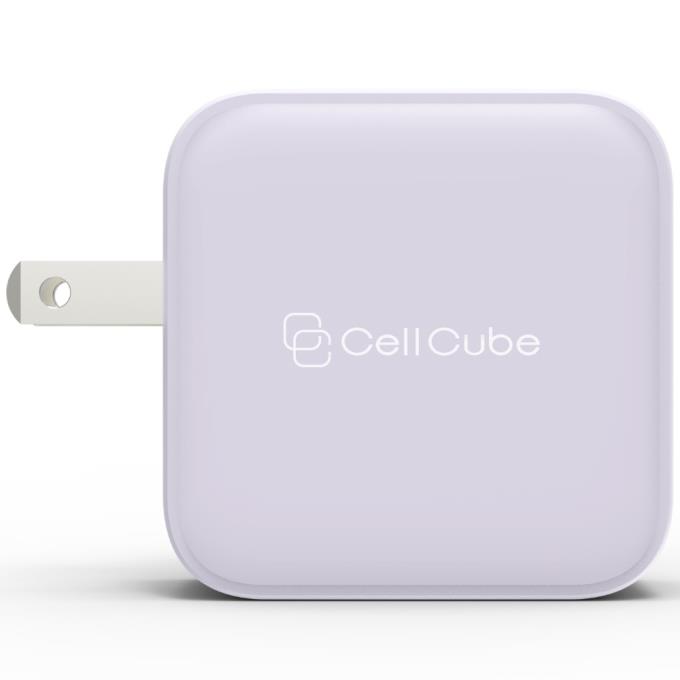 【あす楽関東_対応】FUNMAXJAPANCC-AC04-0528　白藤2ポートUSB-C Fast Charger(PD20w share）　CellCube[4582586410528]