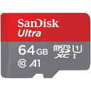 SDSQUAB-064G-GN6MN（海外パッケージ）ウルトラ microSDXC UHS-I メモリーカード 64GB（UHS-I対応・最大140MB/s）