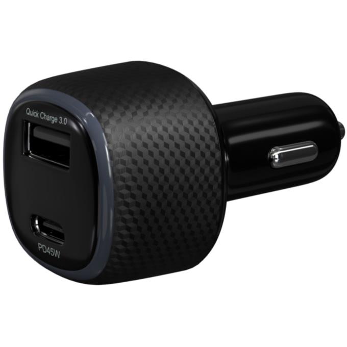 【あす楽_関東】MOTTERUMOT-DCPD45U1-BKUSB車載充電器（カーチャージャー）［4570058780835］