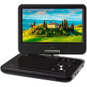 【あす楽関東_対応】GREEN HOUSEGH-PDV10P BK10.1型液晶搭載ポータブルDVDプレーヤー 4511677126208