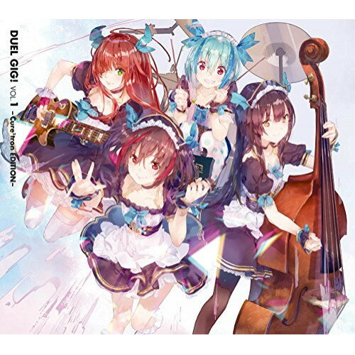 デュエル・ギグ!VOL.1 -Cure2tron EDITION- (CD+DVD) (初回生産限定Cure2tron EDITION盤)ゲーム・ミュージックBLAST、OSIRIS、Cure2tron、Fairy April　発売日 : 2017年3月01日　種別 : CD　JAN : 4534530099549　商品番号 : SVWC-70242【商品紹介】”青春”×”バンド”リズムゲームアプリ『バンドやろうぜ!』より初のアルバムが発売決定!本作は、ゲームに登場するバンド”Cure2tron” EDITION。【収録内容】CD:11.Alternative2.Darkness3.ぐるぐるマジック4.雨天決行ガムシャララ5.Nightmare boogie6.Bloody Masquerade7.Strange Party Night8.eat sweet Night9.Swing Night(BONUS TRACK)10.合コンやろうぜ!(オリジナルボイスドラマ)(BONUS TRACK)DVD:21.Alternative2.Darkness3.ぐるぐるマジック4.雨天決行ガムシャララ