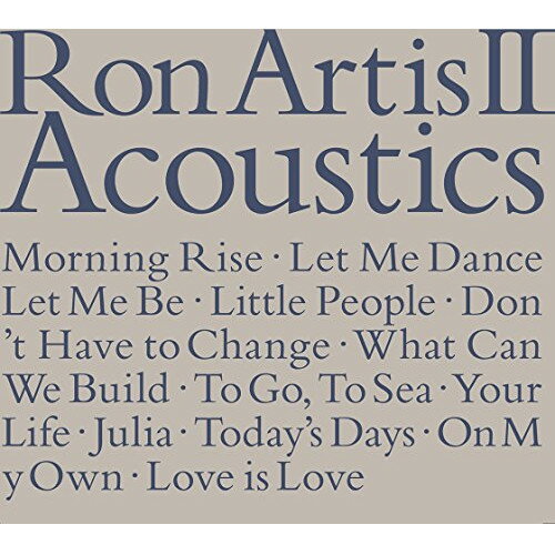 CD / Ron Artis II / Acoustics / DQC-1611