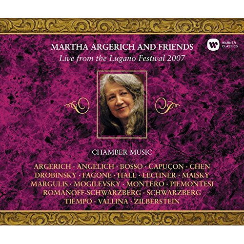ルガーノ・フェスティヴァル・ライヴ2007 (解説付)マルタ・アルゲリッチ&フレンズアルゲリッチ マルタ あるげりっち まるた　発売日 : 2015年2月11日　種別 : CD　JAN : 4943674202218　商品番号 : WPCS-13073【商品紹介】マルタ・アルゲリッチ&フレンズ名盤シリーズ。”ルガーノ・フェスティヴァル”(スイス)の中で、アルゲリッチが2002年から音楽監督として開催する若手と一流アーティストの共演”アルゲリッチ・プロジェクト”の年ごとの記録。本作2007年は、アルゲリッチ自身が録音したことのないベートーヴェン(幽霊)トリオなども収録。ますます意欲的になるプロジェクトの姿をうつした作品。【収録内容】CD:11.ピアノ三重奏曲 ニ長調 作品70-1 「幽霊」 第1楽章:アレグロ・ヴィヴァーチェ・エ・コン・ブリオ2.ピアノ三重奏曲 ニ長調 作品70-1 「幽霊」 第2楽章:ラルゴ・アッサイ・エ・デスプレッシーヴォ3.ピアノ三重奏曲 ニ長調 作品70-1 「幽霊」 第3楽章:プレスト4.自動オルガンのための幻想曲5.アンダンテと変奏曲 作品46 -2台ピアノのための6.子供の情景 作品15 第1曲:知らない国々7.子供の情景 作品15 第2曲:不思議なお話8.子供の情景 作品15 第3曲:鬼ごっこ9.子供の情景 作品15 第4曲:おねだり10.子供の情景 作品15 第5曲:幸せいっぱい11.子供の情景 作品15 第6曲:大事件12.子供の情景 作品15 第7曲:トロイメライ13.子供の情景 作品15 第8曲:炉端で14.子供の情景 作品15 第9曲:木馬の騎士15.子供の情景 作品15 第10曲:むきになって16.子供の情景 作品15 第11曲:おどかし17.子供の情景 作品15 第12曲:子供は眠る18.子供の情景 作品15 第13曲:詩人のお話CD:21.ピアノ四重奏曲 ニ長調 WoO36,No.2 第1楽章:アレグロ・モデラート2.ピアノ四重奏曲 ニ長調 WoO36,No.2 第2楽章:アンダンテ・コン・モート3.ピアノ四重奏曲 ニ長調 WoO36,No.2 第3楽章:ロンド:アレグロ4.組曲「マ・メール・ロワ」 -ピアノ連弾のための 第1曲:眠りの森の美女のパヴァーヌ:ラン5.組曲「マ・メール・ロワ」 -ピアノ連弾のための 第2曲:親指小僧:トレ・モデレ6.組曲「マ・メール・ロワ」 -ピアノ連弾のための 第3曲:パゴダの女王レドロネット:行進曲のテンポで7.組曲「マ・メール・ロワ」 -ピアノ連弾のための 第4曲:美女と野獣の対話:穏やかなワルツ8.組曲「マ・メール・ロワ」 -ピアノ連弾のための 第5曲:妖精の園:ラン・エ・グラーヴ9.ベッリーニの歌劇「夢遊病の女」の主題に基づく華麗なるディヴェルティメント 変イ長調 ラルゲット-モデラート-アレグレット10.ベッリーニの歌劇「夢遊病の女」の主題に基づく華麗なるディヴェルティメント 変イ長調 アンダンテ・カンタービレ11.ベッリーニの歌劇「夢遊病の女」の主題に基づく華麗なるディヴェルティメント 変イ長調 ヴィヴァーチェ12.ヴァイオリンとピアノのための主題と変奏13.バレエ音楽「ダフニスとクロエ」第2組曲(リュシアン・ガルバン編曲による2台ピアノ版) 第1曲:夜明け:ラン14.バレエ音楽「ダフニスとクロエ」第2組曲(リュシアン・ガルバン編曲による2台ピアノ版) 第2曲:パントマイム(無言劇):ラン-トレ・ラン-ヴィフ-トレ・ラン15.バレエ音楽「ダフニスとクロエ」第2組曲(リュシアン・ガルバン編曲による2台ピアノ版) 第3曲:全員の踊り:ラン-アニメCD:31.ヴァイオリン・ソナタ 第1番 Sz75 第1楽章:アレグロ・アパッショナート2.ヴァイオリン・ソナタ 第1番 Sz75 第2楽章:アダージョ3.ヴァイオリン・ソナタ 第1番 Sz75 第3楽章:アレグロ4.ピアノ五重奏曲 第1番 ハ短調 作品1 第1楽章:アレグロ5.ピアノ五重奏曲 第1番 ハ短調 作品1 第2楽章:スケルツォ6.ピアノ五重奏曲 第1番 ハ短調 作品1 第3楽章:アダージョ、クワジ・アンダンテ7.ピアノ五重奏曲 第1番 ハ短調 作品1 第4楽章:フィナーレ:アレグロ・アニマート8.パガニーニの主題による変奏曲