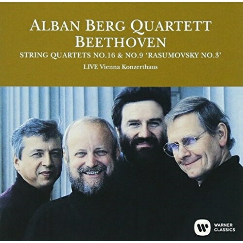 CD / アルバン・ベルク四重奏団 / ベートーヴェン:弦楽四重奏曲 第16番&第9番「ラズモフスキー第3番」..