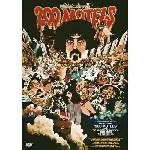 フランク・ザッパの200モーテルズ洋画ザ・マザーズ・オブ・インヴェンション、リンゴ・スター、セオドア・バイケル、キース・ムーン、ロイヤル・フィルハーモニック・オーケストラ、フランク・ザッパ、トニー・パーマー　発売日 : 2024年1月17日　種別 : DVD　JAN : 4988003888343　商品番号 : KIBF-2467