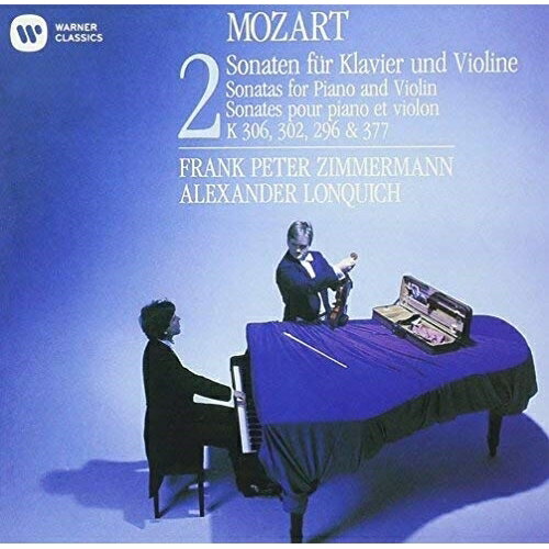 モーツァルト:ヴァイオリン・ソナタ K306、302、296&377 (UHQCD) (解説付)フランク・ペーター・ツィンマーマンツィンマーマン フランクペーター つぃんまーまん ふらんくぺーたー　発売日 : 2017年7月19日　種別 : CD　JAN : 4943674256877　商品番号 : WPCS-28101【商品紹介】チェロ奏者の父親とヴァイオリン奏者の母親を持ち、若い時からドイツ音楽の根幹をレパートリーの中心に据え、王道を行く本格派ヴァイオリニスト、フランク・ペーター・ツィンマーマンのレコーディング・アルバム。『ニ長調K306』『変ホ長調K302』『ハ長調K296』『ヘ長調K377』を収録。【収録内容】CD:11.ヴァイオリン・ソナタ ニ長調 K306/300i 第1楽章:アレグロ・コン・スピーリト2.ヴァイオリン・ソナタ ニ長調 K306/300i 第2楽章:アンダンティーノ・カンタービレ3.ヴァイオリン・ソナタ ニ長調 K306/300i 第3楽章:アレグレット4.ヴァイオリン・ソナタ 変ホ長調 K302/293b 第1楽章:アレグロ5.ヴァイオリン・ソナタ 変ホ長調 K302/293b 第2楽章:ロンドー(アンダンテ・グラツィオーソ)6.ヴァイオリン・ソナタ ハ長調 K296 第1楽章:アレグロ・ヴィヴァーチェ7.ヴァイオリン・ソナタ ハ長調 K296 第2楽章:アンダンテ・ソステヌート8.ヴァイオリン・ソナタ ハ長調 K296 第3楽章:ロンドー(アレグロ)9.ヴァイオリン・ソナタ ヘ長調 K377/374e 第1楽章:アレグロ10.ヴァイオリン・ソナタ ヘ長調 K377/374e 第2楽章:主題と変奏(アンダンテ) 主題11.ヴァイオリン・ソナタ ヘ長調 K377/374e 第2楽章:主題と変奏(アンダンテ) 変奏112.ヴァイオリン・ソナタ ヘ長調 K377/374e 第2楽章:主題と変奏(アンダンテ) 変奏213.ヴァイオリン・ソナタ ヘ長調 K377/374e 第2楽章:主題と変奏(アンダンテ) 変奏314.ヴァイオリン・ソナタ ヘ長調 K377/374e 第2楽章:主題と変奏(アンダンテ) 変奏415.ヴァイオリン・ソナタ ヘ長調 K377/374e 第2楽章:主題と変奏(アンダンテ) 変奏516.ヴァイオリン・ソナタ ヘ長調 K377/374e 第2楽章:主題と変奏(アンダンテ) 変奏617.ヴァイオリン・ソナタ ヘ長調 K377/374e 第3楽章:テンポ・ディ・メヌエット
